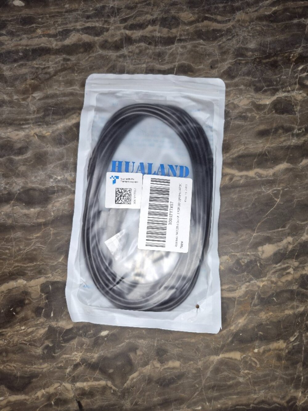4 pcs/pack black 2M 6.56ft 4 Color RGB Extension Cable LED Strip Connector